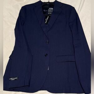 $352 Guess by Marciano Men's Dark Blue Blazer